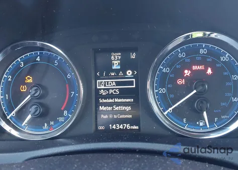 2017 Toyota Corolla Se из США, поврежденный, VIN 2T1BURHE5HC938207